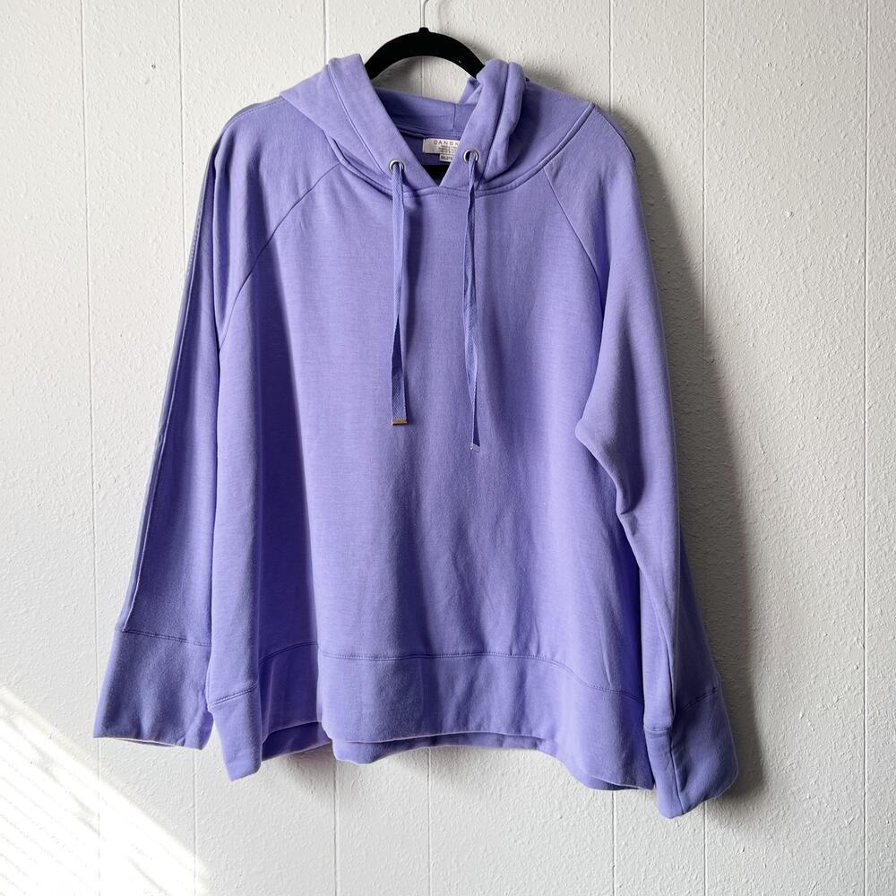 Danskin Sweatshirt Womens XXL Hoodie Mesh Soft Cozy Warm Athleisure Loungewear